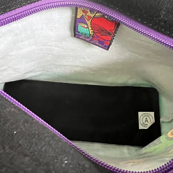 Laurel Burch Dogs Mini Tote Shopper Bag Purse - Picture 8 of 10